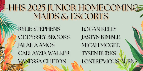 2025 Homecoming Court and Escorts at JHHS Announced | Jackson Parish ...